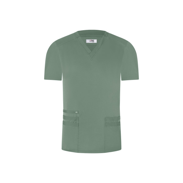 Temperature Scrub Top - Olive Green / Verde Oliva